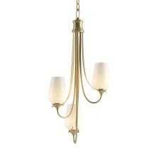 Hubbardton Forge 103033-SKT-86-GG0303 - Flora 3 Arm Chandelier