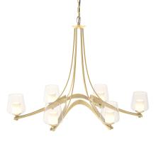 Hubbardton Forge 104116-SKT-86-ZU0291 - Oval Ribbon 6 Arm Chandelier