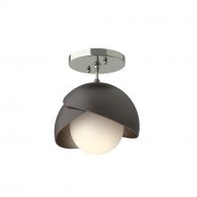 Hubbardton Forge 121377-SKT-85-14-GG0711 - Brooklyn 1-Light Double Shade Semi-Flush