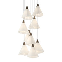 Hubbardton Forge 131102-SKT-LONG-05-SH1987 - Mobius 9-Light Pendant