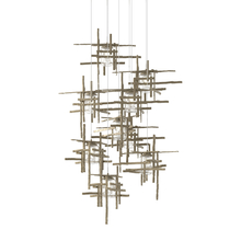 Hubbardton Forge 131107-SKT-LONG-84-II0728 - Tura 9-Light Seeded Glass Pendant