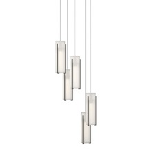 Hubbardton Forge 131124-SKT-LONG-07-GG0065 - Exos Glass 5-Light Pendant