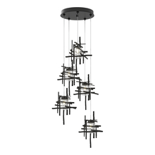 Hubbardton Forge 131126-SKT-STND-89-II0728 - Tura 5-Light Seeded Glass Pendant