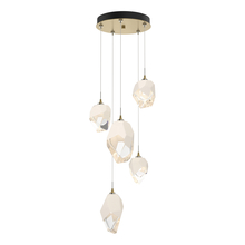 Hubbardton Forge 131139-SKT-STND-86-WP0756 - Chrysalis 5-Light Mixed Crystal Pendant