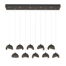 Hubbardton Forge 131205-SKT-STND-14-07-GG0711 - Brooklyn 10-Light Double Shade Pendant