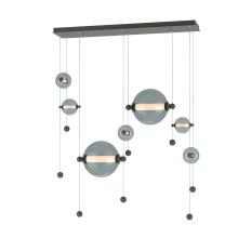 Hubbardton Forge 139054-LED-STND-07-YL0694 - Abacus 7-Light Double Linear LED Pendant