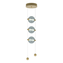 Hubbardton Forge 139059-LED-STND-86-YL0668 - Abacus 3-Light LED Pendant