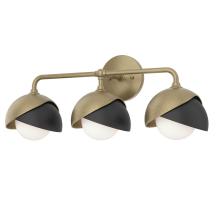 Hubbardton Forge 201375-SKT-84-10-GG0711 - Brooklyn 3-Light Double Shade Bath Sconce