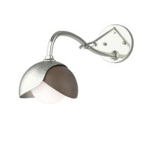 Hubbardton Forge 201377-SKT-85-05-GG0711 - Brooklyn 1-Light Double Shade Long-Arm Sconce