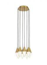 Visual Comfort & Co. Modern Collection 700TRSPTRT8RNB-LED930 - Turret 8 Light Chandelier