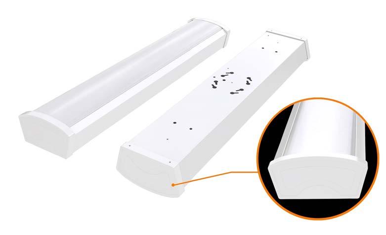 LED 2 ft.- Ceiling Wrap - 20W - 4000K - White Finish - 100-277V