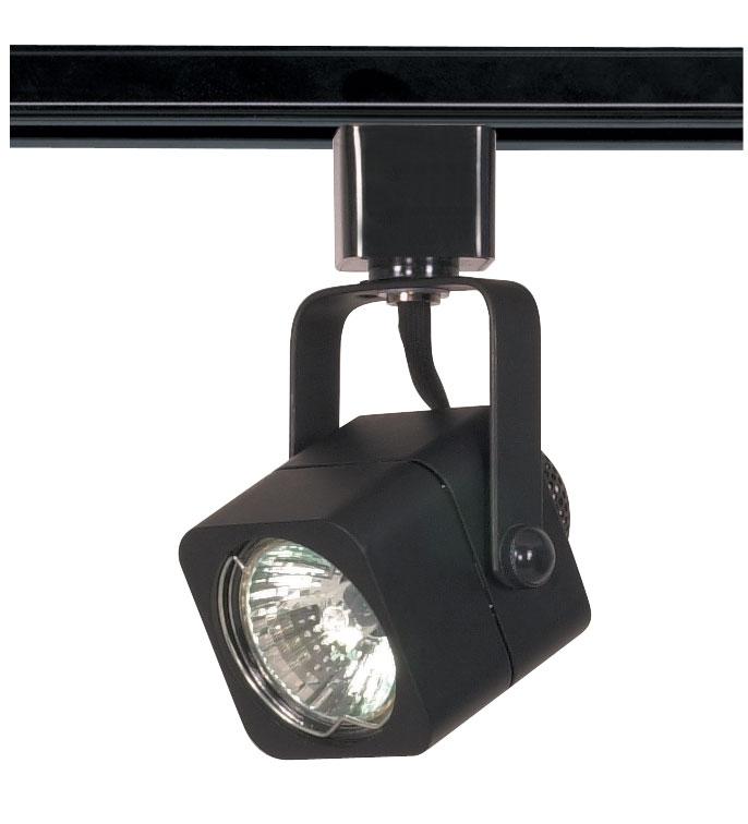 1 Light - MR16 - 120V Track Head - Square - Black Finish