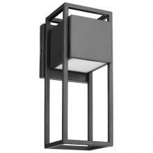 Nuvo 62/1654 - Supreme; 18W LED; Medium Wall Lantern; Matte Black Finish