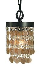 Framburg 2480 FB - 1-Light French Brass Naomi Pendant