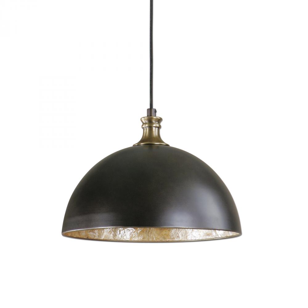 Placuna 1 Light Bronze Pendant