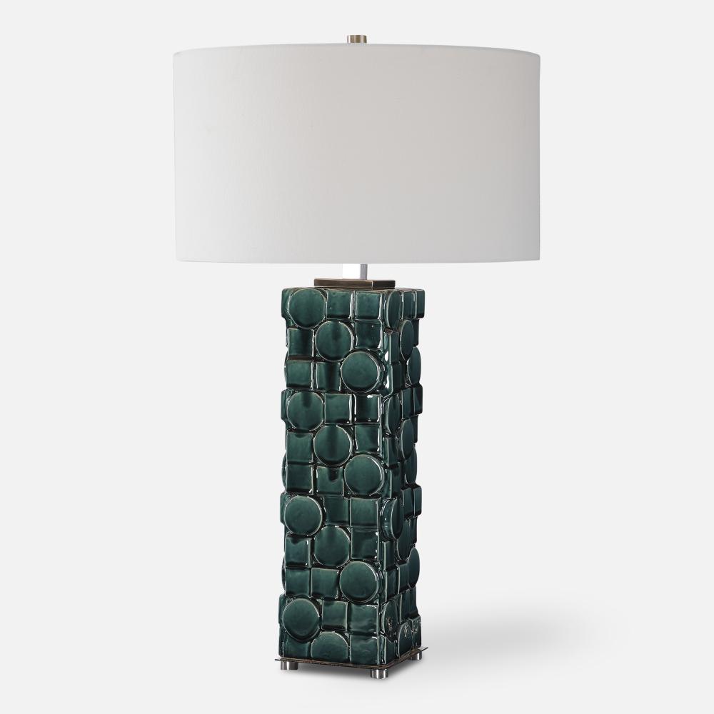 Geometry Green Table Lamp