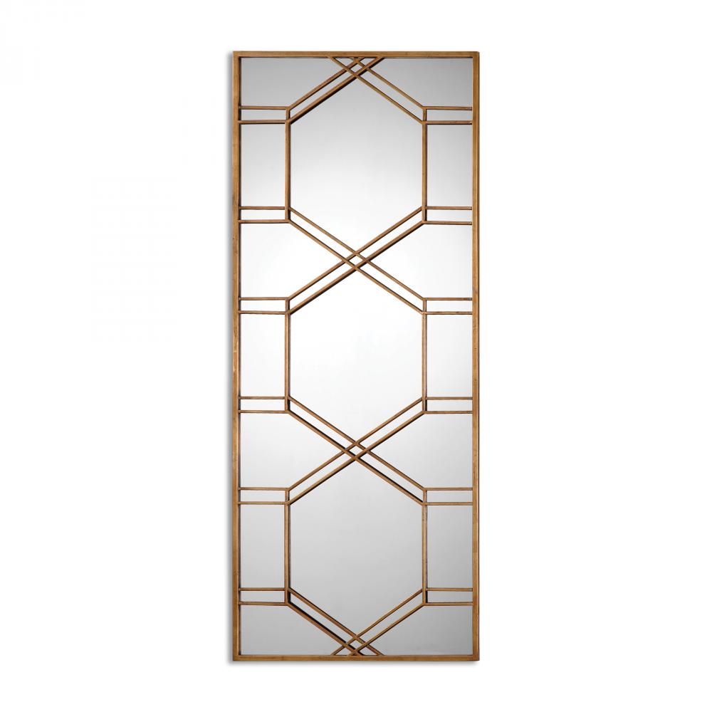 Kennis Gold Leaf Leaner Mirror