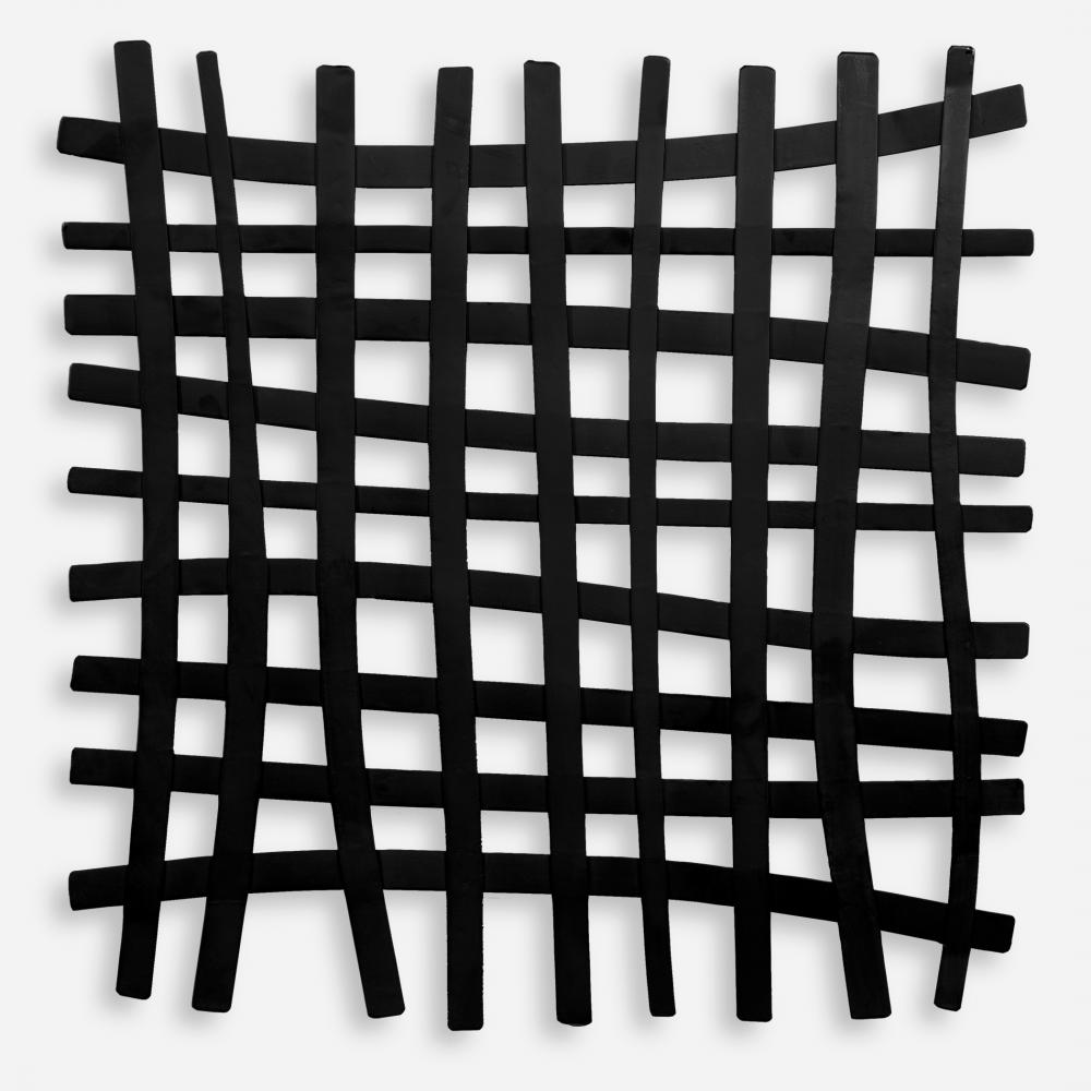 Gridlines Iron Wall Decor