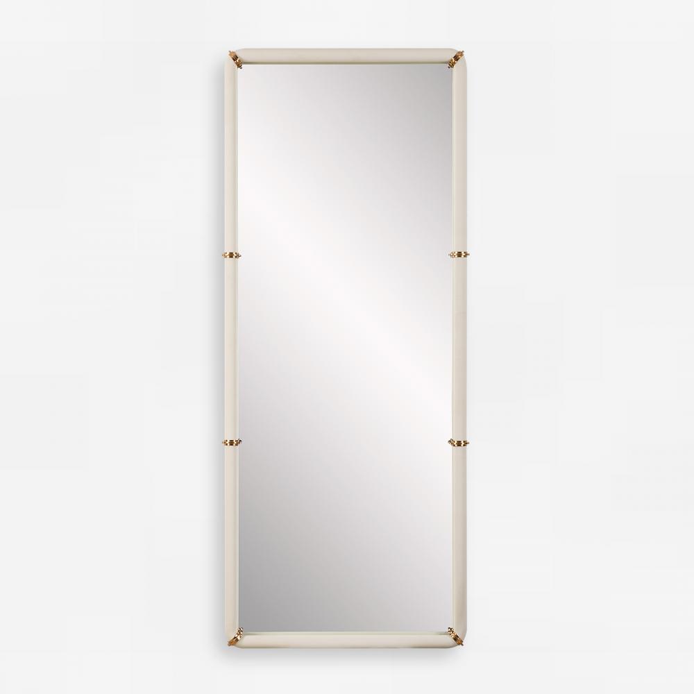 Uttermost Cyprus White Dressing Mirror