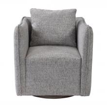 Uttermost 23492 - Corben Gray Swivel Chair