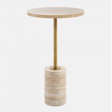 Uttermost 50060 - Uttermost Malya Travertine Accent Table