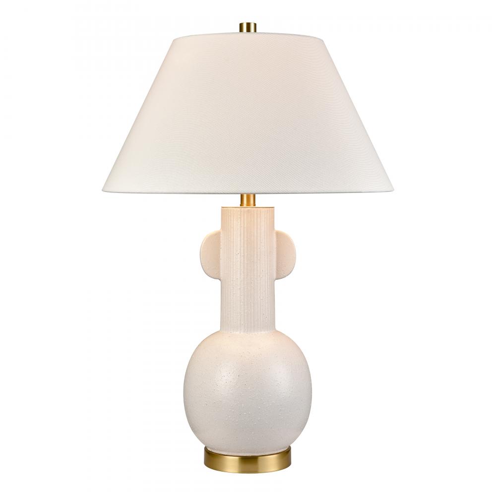 Avrea 29.5'' High 1-Light Table Lamp - White Glaze