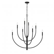 ELK Home 82028/8 - Continuance 36'' Wide 8-Light Chandelier - Charcoal