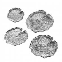 ELK Home H0017-10429/S4 - Lilypad Bowl - Set of 4 Silver