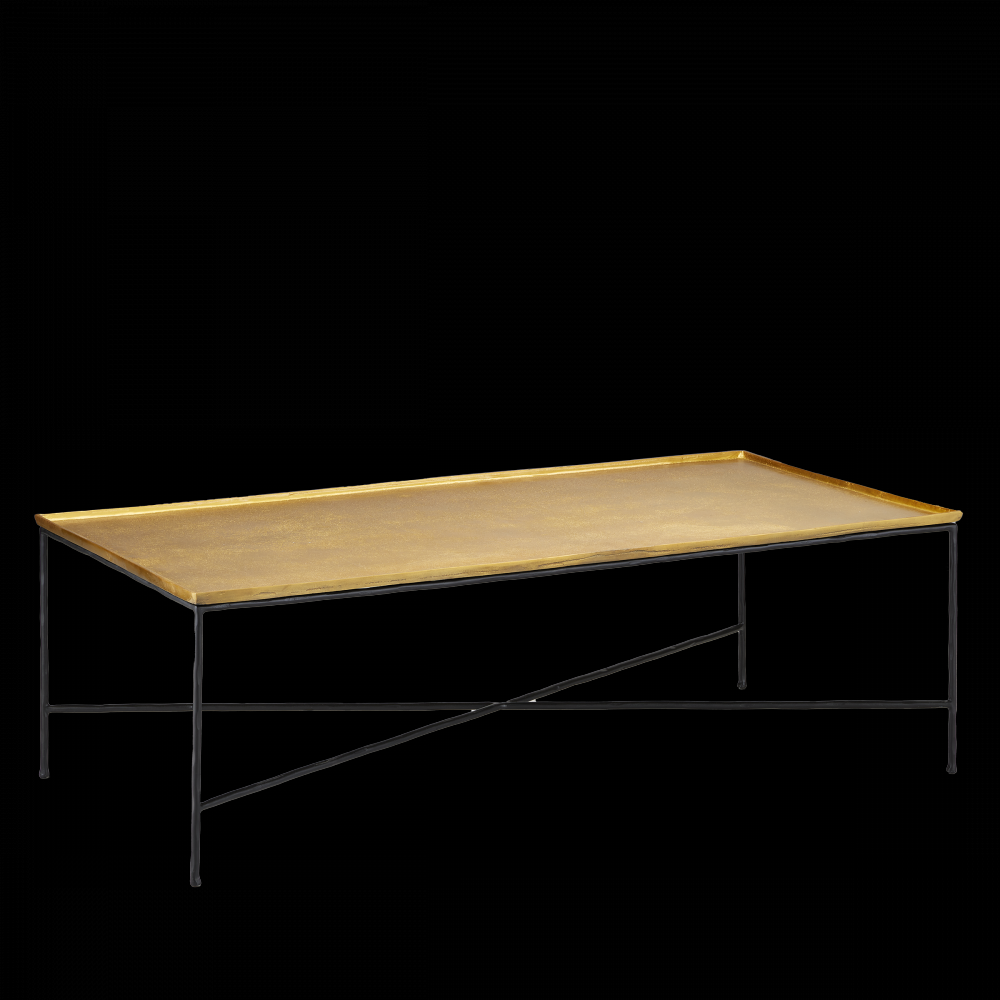 Boyles Brass Cocktail Table