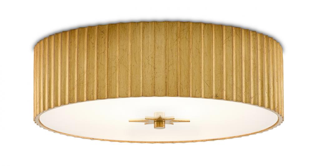 Caravel Gold Flush Mount