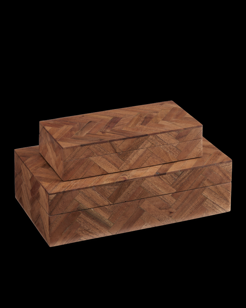 Alfeo Wood Box Set of 2