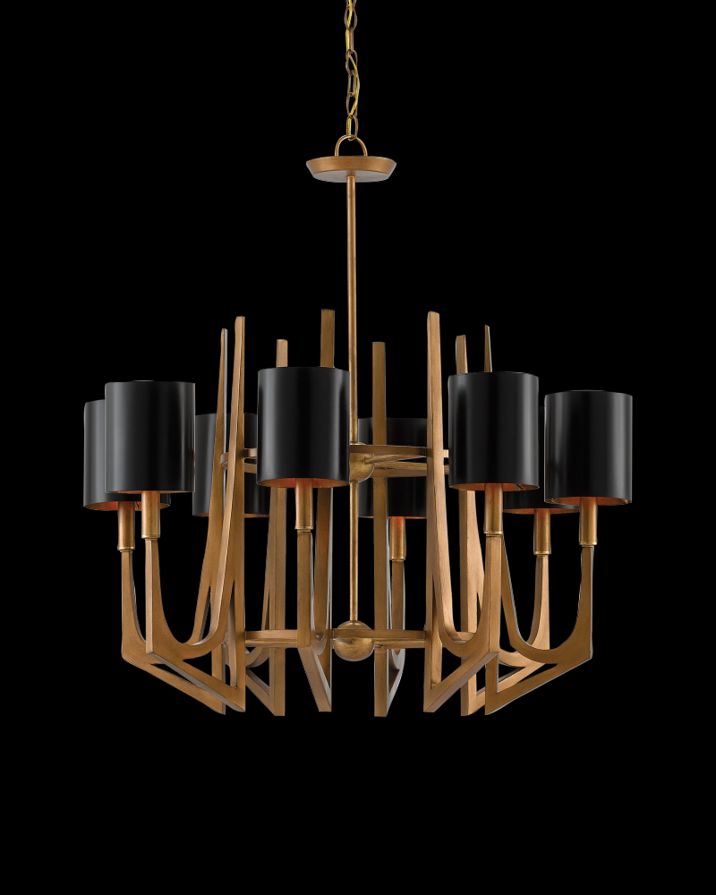 Umberto Brass Chandelier