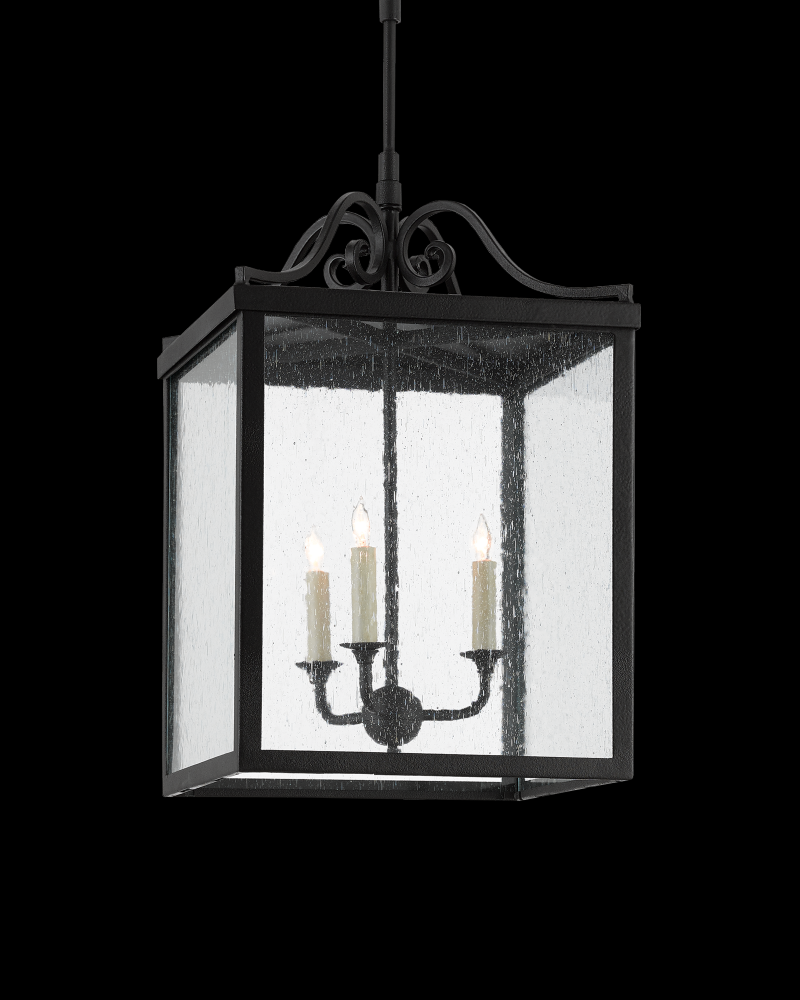 Giatti Large Black Outdoor Lantern