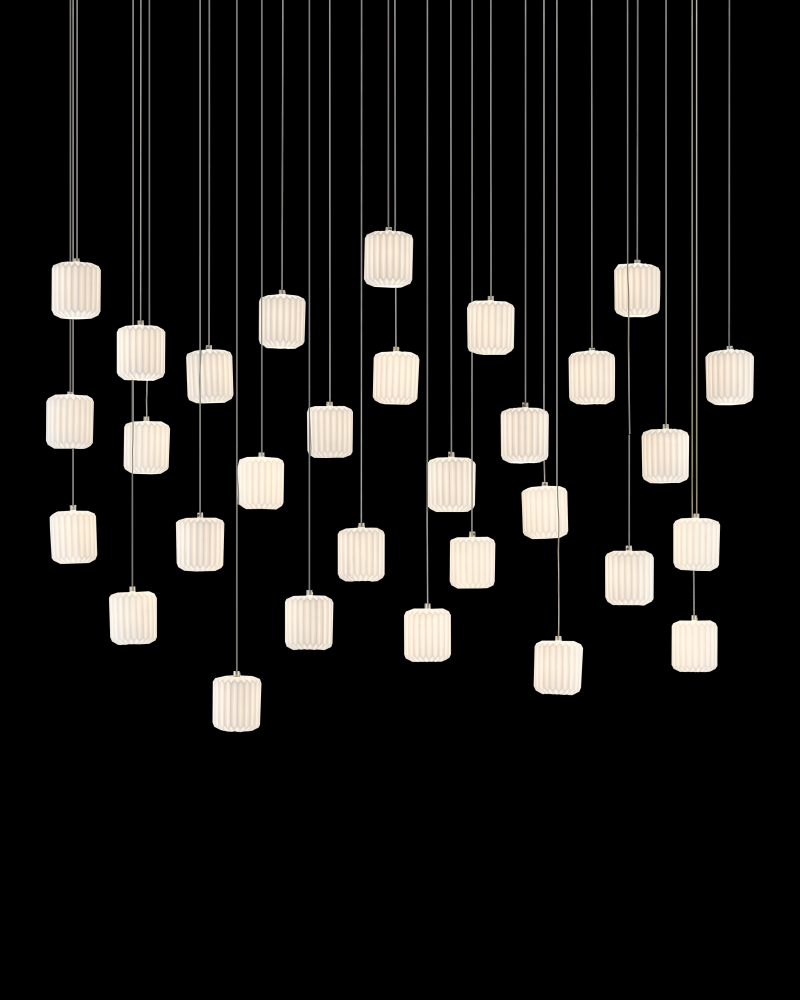 Dove 30-Light Linear Multi-Drop Pendant