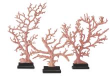 Currey 1200-0436 - Large Red Coral Branches Set o