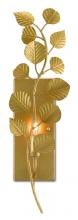 Currey 5000-0189 - Golden Eucalyptus Wall Sconce