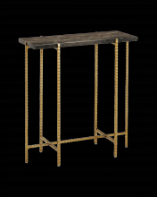 Currey 4000-0172 - Flying Marble Gold Side Table