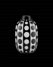 Currey 1200-0583 - Cicero Medium Black & White Vase