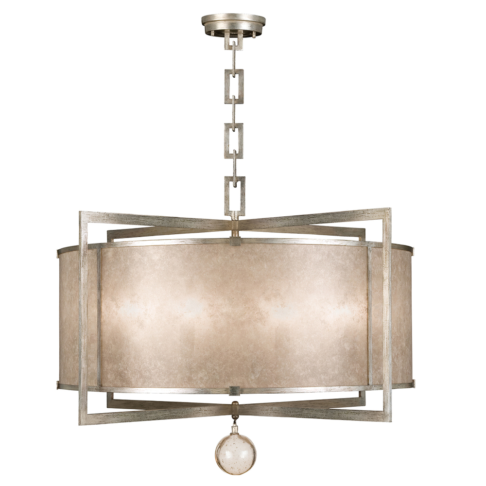 Singapore Moderne 40"W Round Pendant