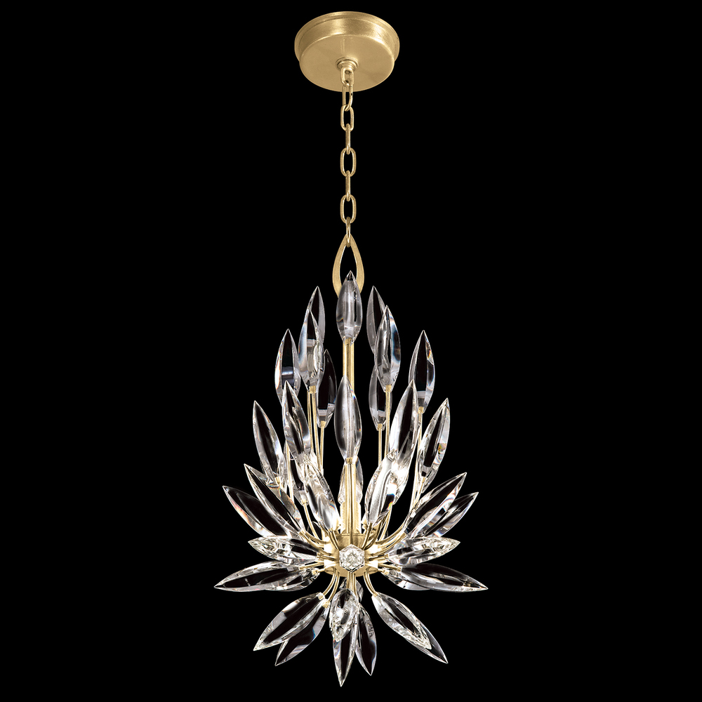 Lily Buds 12"W Round Pendant