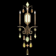 Fine Art Handcrafted Lighting 710450-1ST - Encased Gems 49"H Sconce