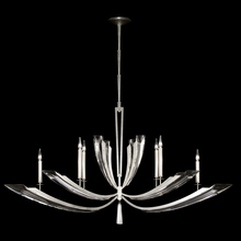 Fine Art Handcrafted Lighting 798140ST - Vol de Cristal 46"W Oblong Chandelier